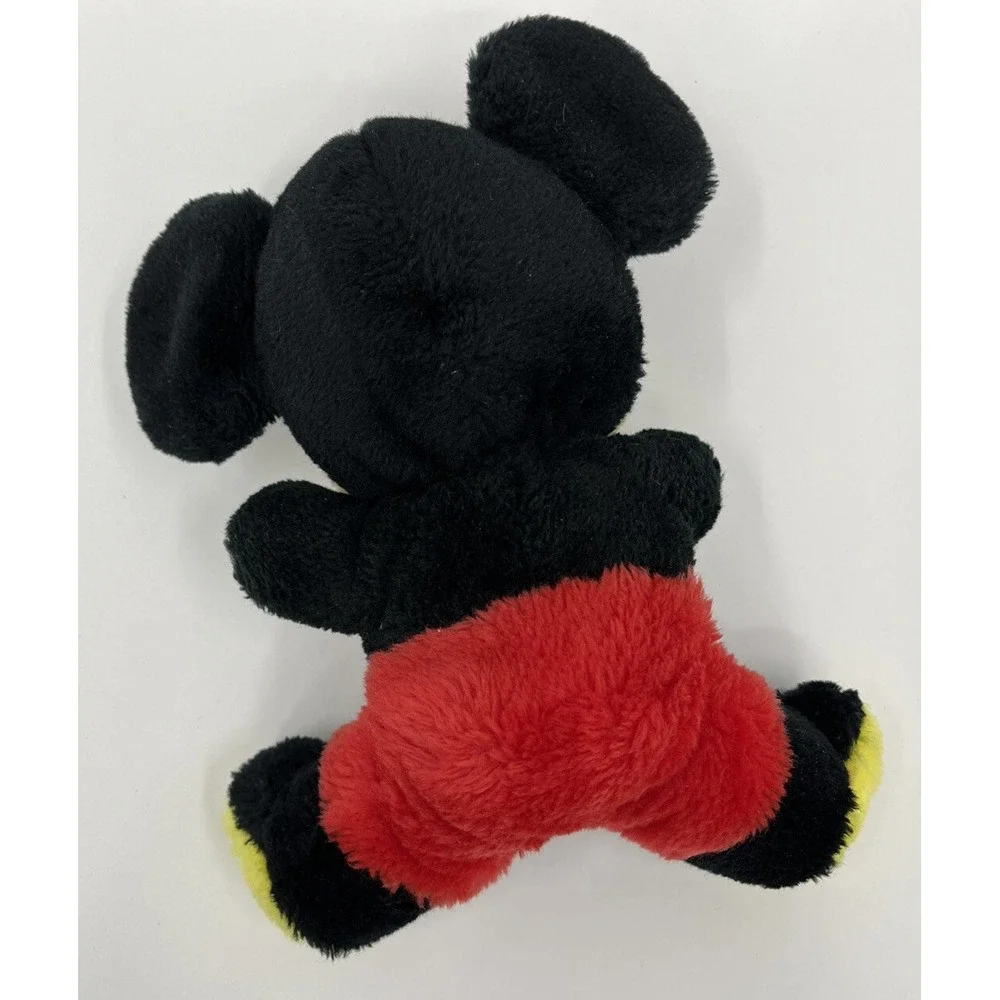 Vintage Mickey Mouse Plush Disneyland Walt Disney World Souvenir Stuffed Toy